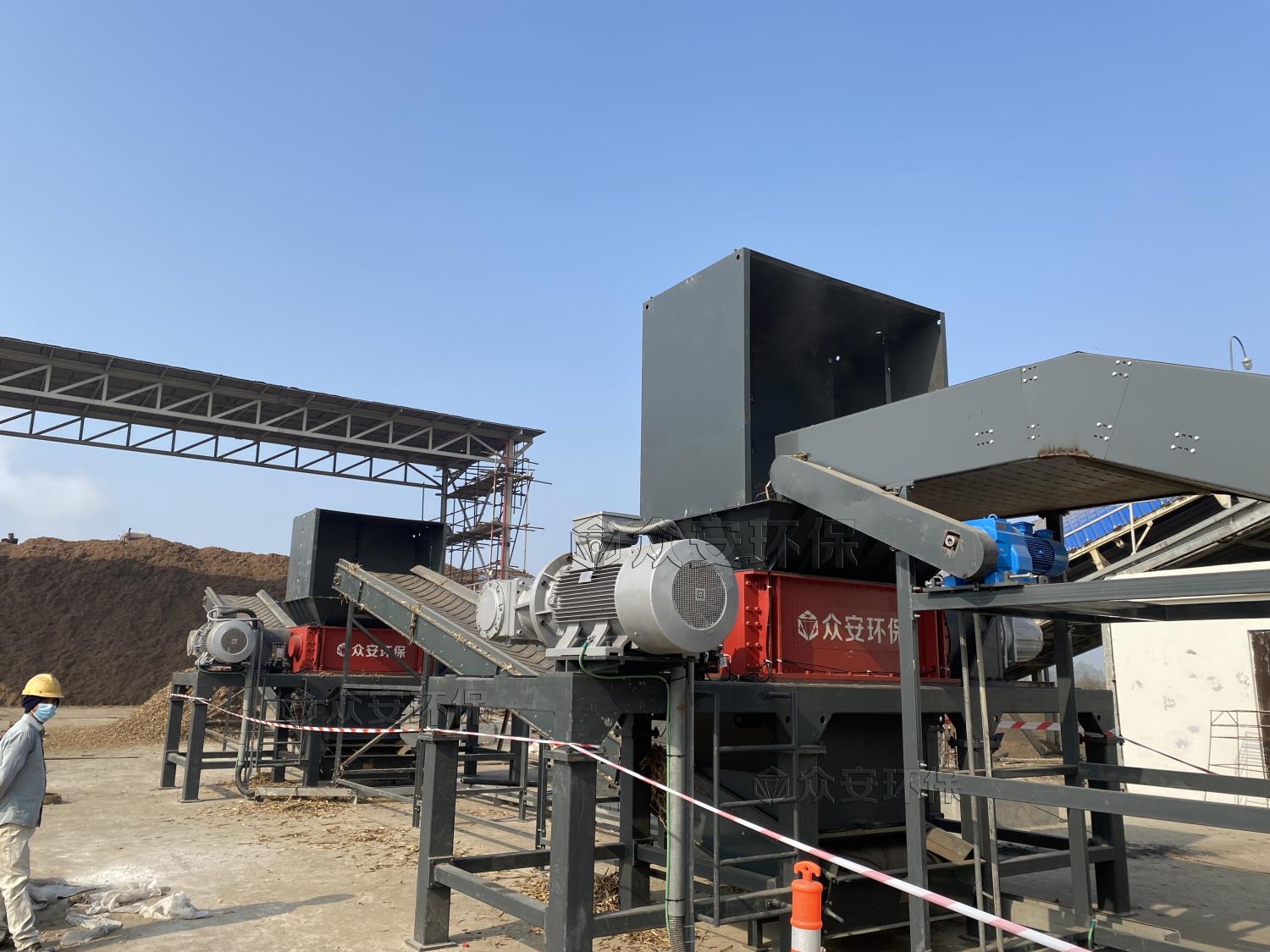 南亞生物質(zhì)秸稈兩級破碎生產(chǎn)線